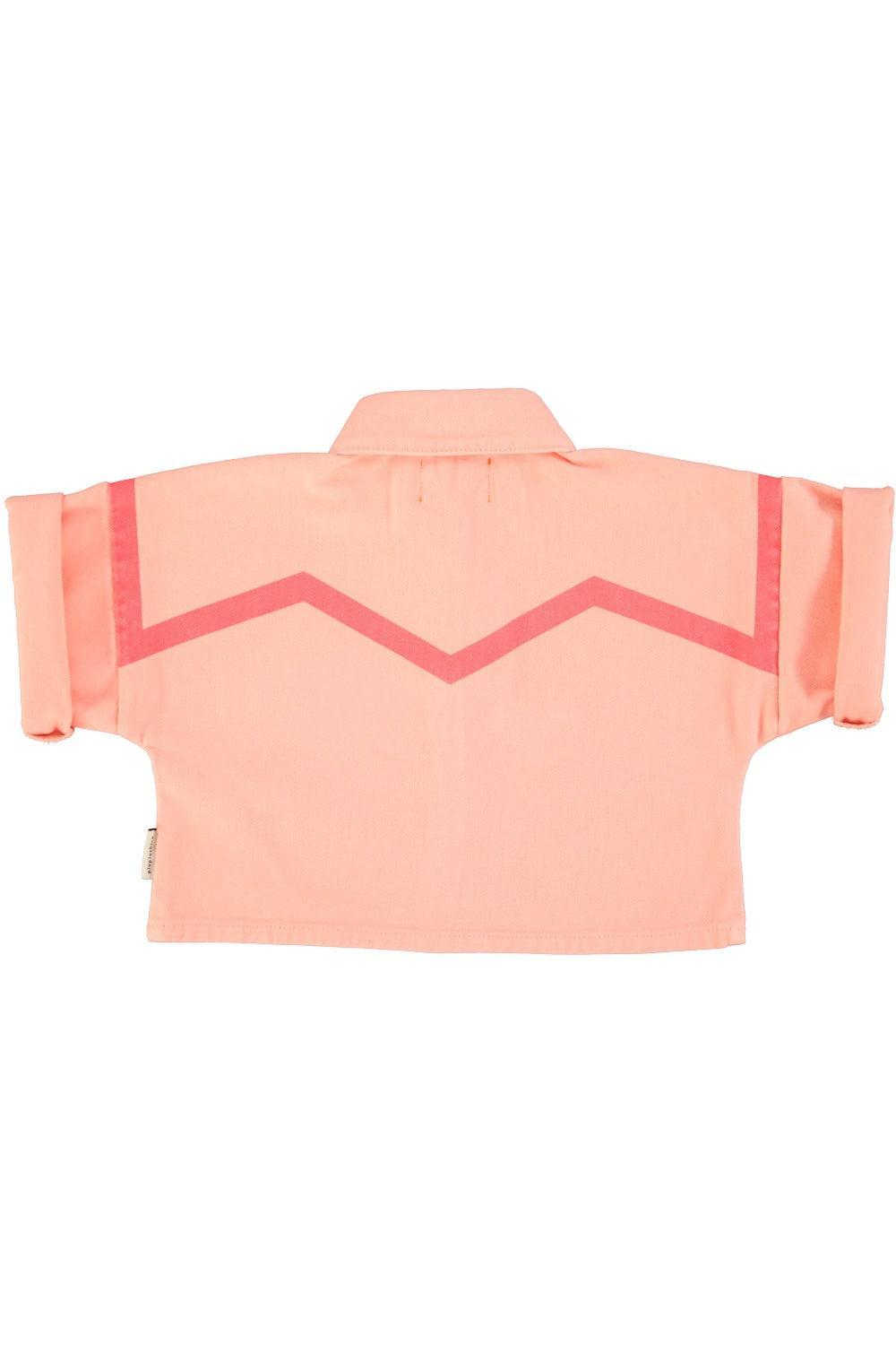 Piupiuchick Jacket SS Pink w/ lines