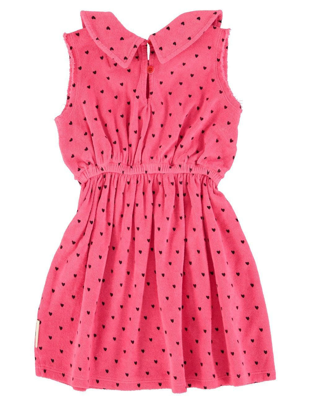 Piupiuchick Short Dress w/ collar Pink