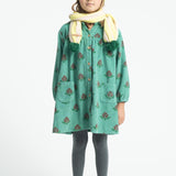 Piupiuchick | Short dress green w/ big flowers