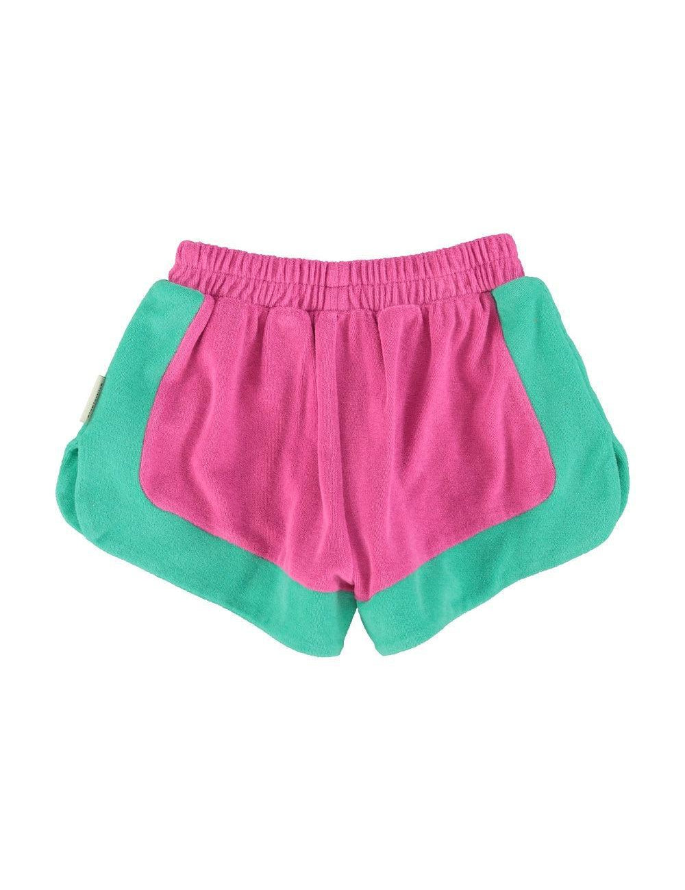 Piupiuchick Shorts fuchsia & green