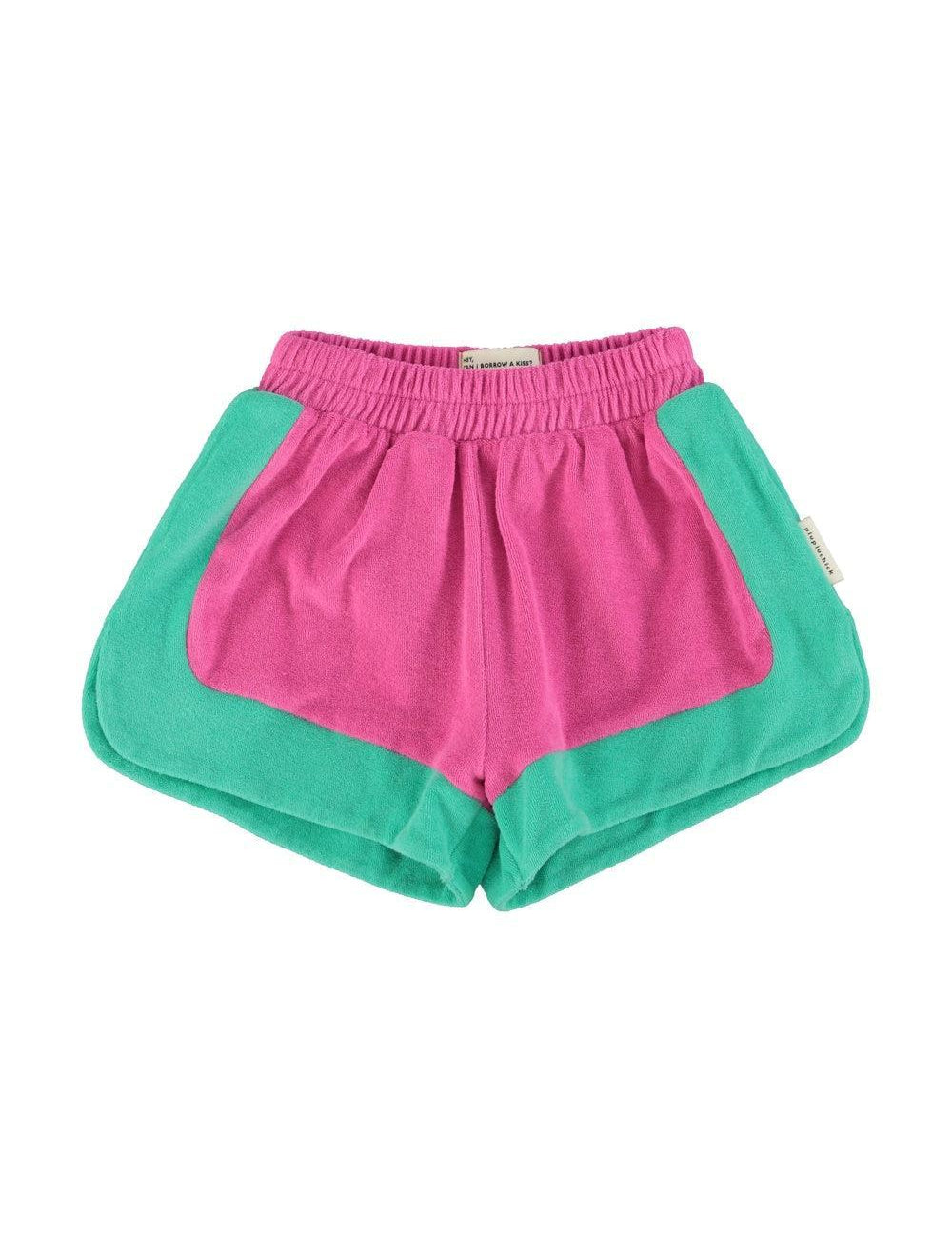 Piupiuchick Shorts fuchsia & green