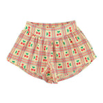 Piupiuchick Shorts light yellow w/ cherries allover
