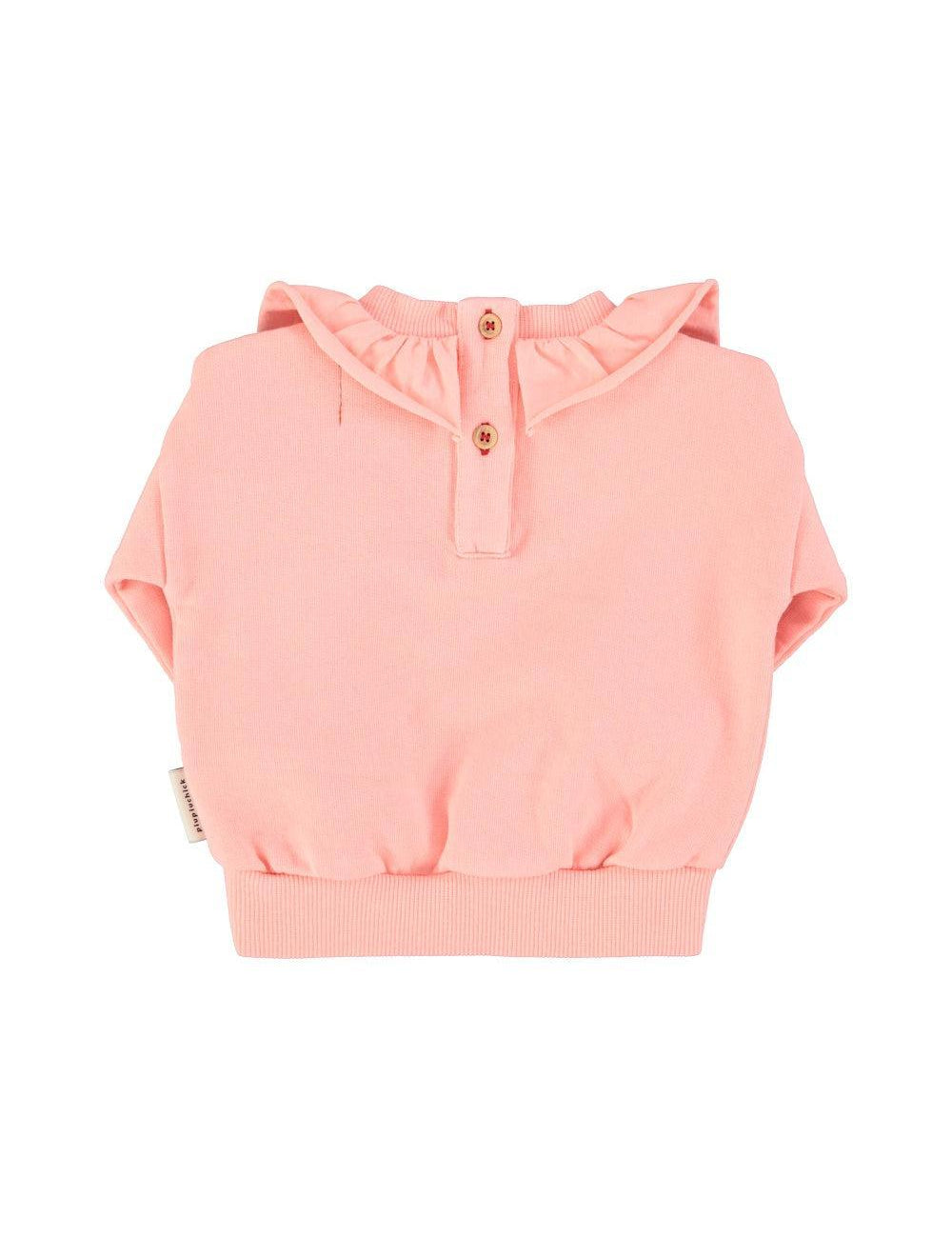 Piupiuchick Sweatshirt collar w/ strawberry