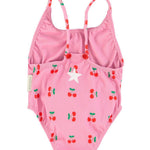 Piupiuchick Swimsuit pink w/ cherries