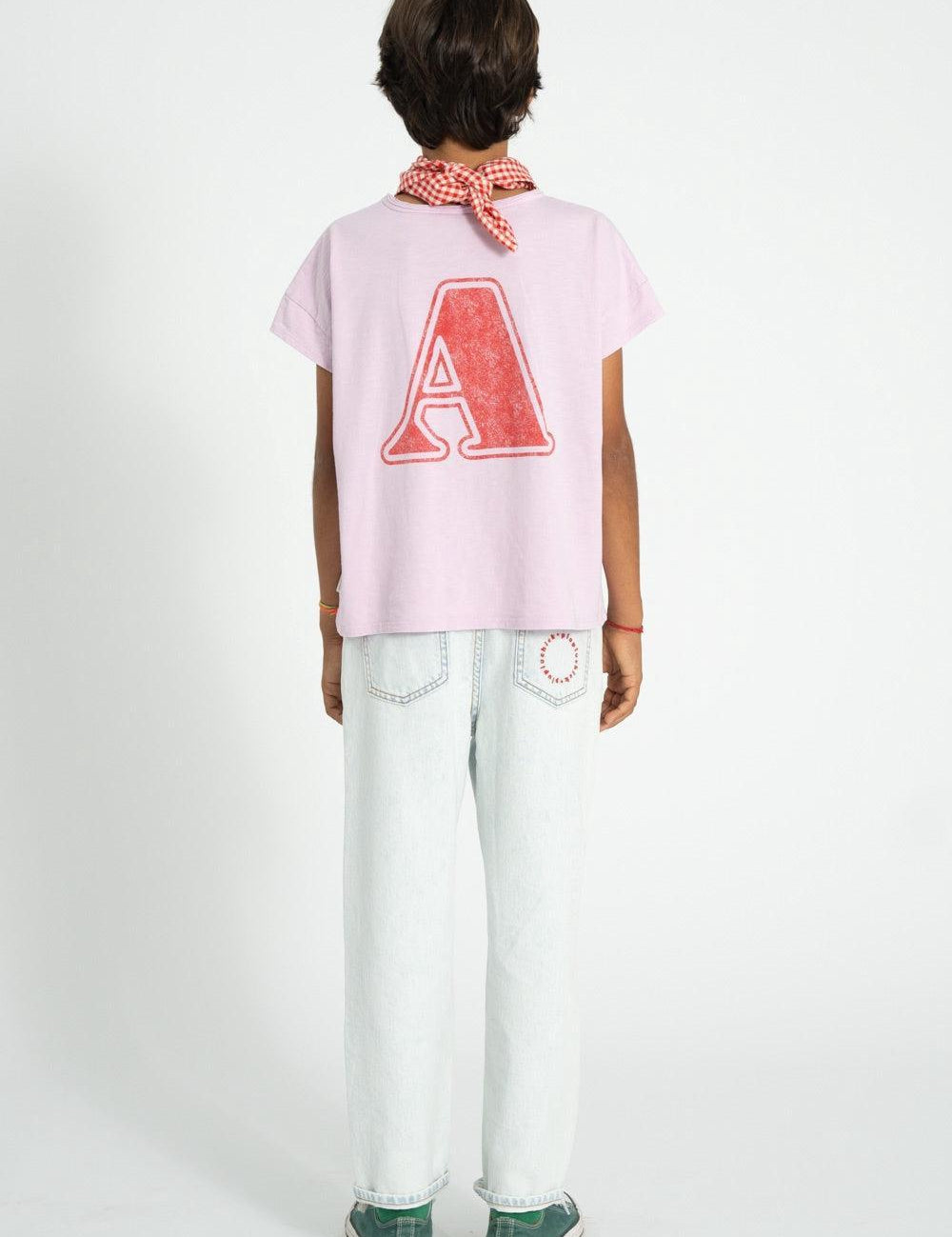 Piupiuchick T-shirt lilac w/ A print