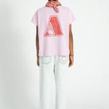 Piupiuchick T-shirt lilac w/ A print
