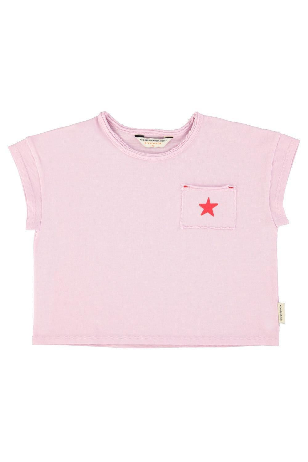 Piupiuchick T-shirt lilac w/ A print
