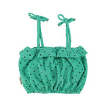 Piupiuchick Top green w/ black hearts