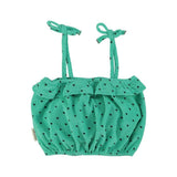 Piupiuchick Top green w/ black hearts