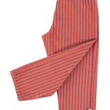 Piupiuchick | Trousers bordeaux w/ black stripes