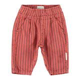 Piupiuchick | Trousers bordeaux w/ black stripes