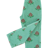 Piupiuchick | Trousers green w/ big flowers