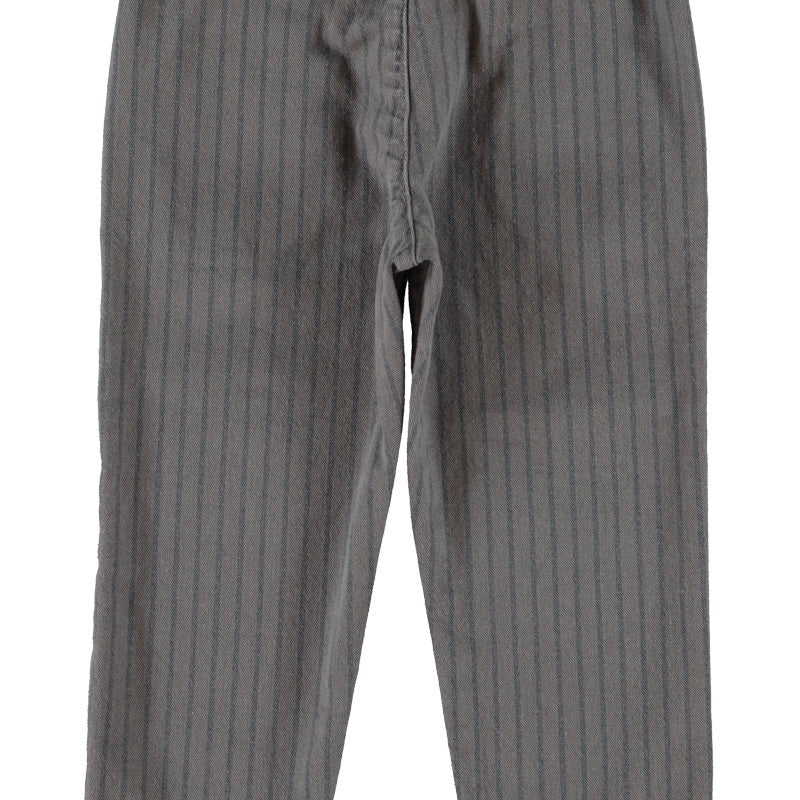 Piupiuchick | Trousers grey w/ black stripes