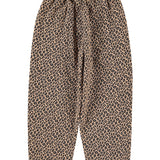 Piupiuchick | Unisex trousers brown w/ animal print