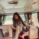 Piupiuchick | Unisex trousers brown w/ animal print