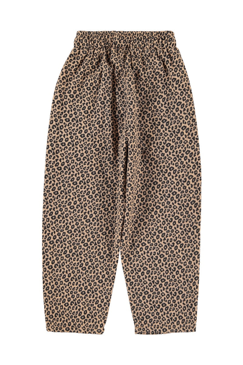 Piupiuchick | Unisex trousers brown w/ animal print