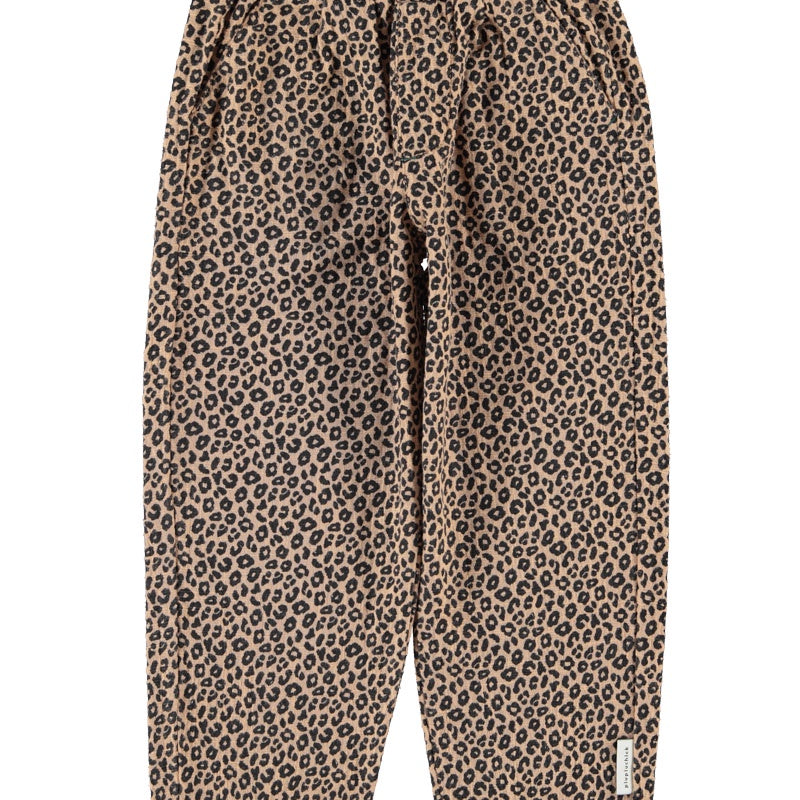 Piupiuchick | Unisex trousers brown w/ animal print