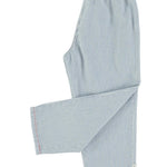 Piupiuchick Unisex trousers ecru w/ indigo stripes