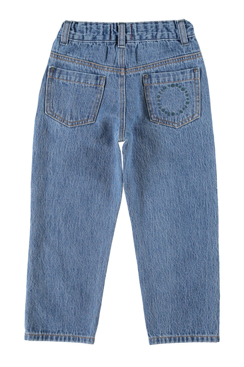 Piupiuchick | Unisex trousers washed navy denim