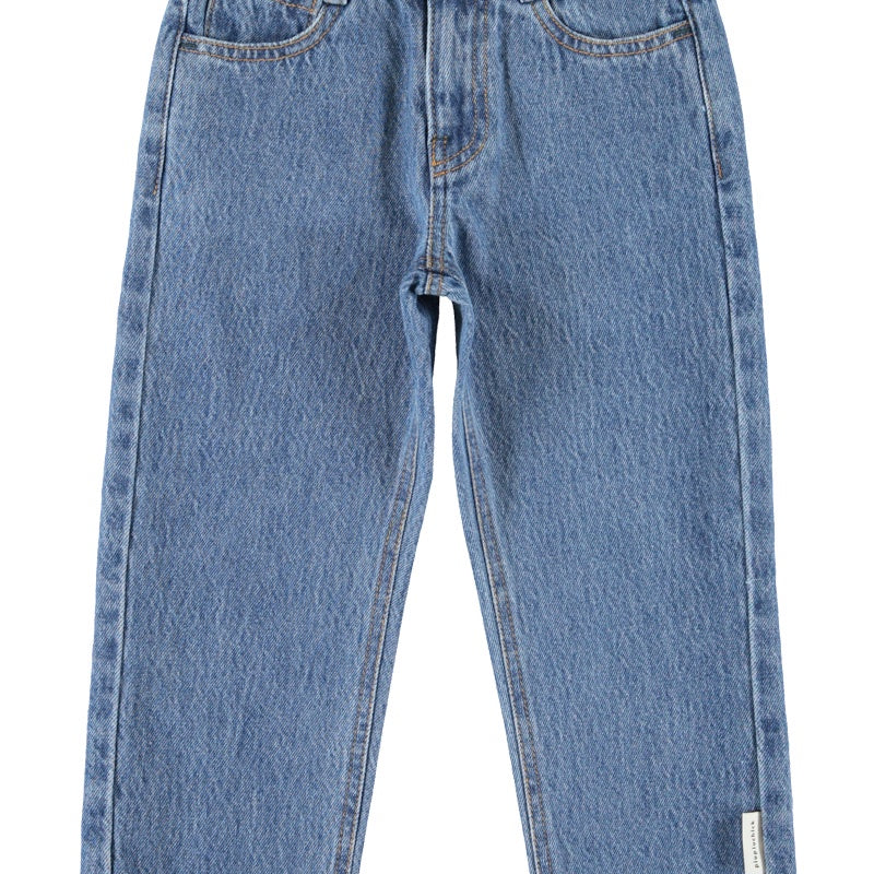 Piupiuchick | Unisex trousers washed navy denim