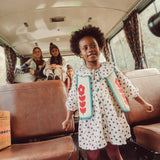 Piupiuchick | Waistcoat ecru w/ embroidered red flowers