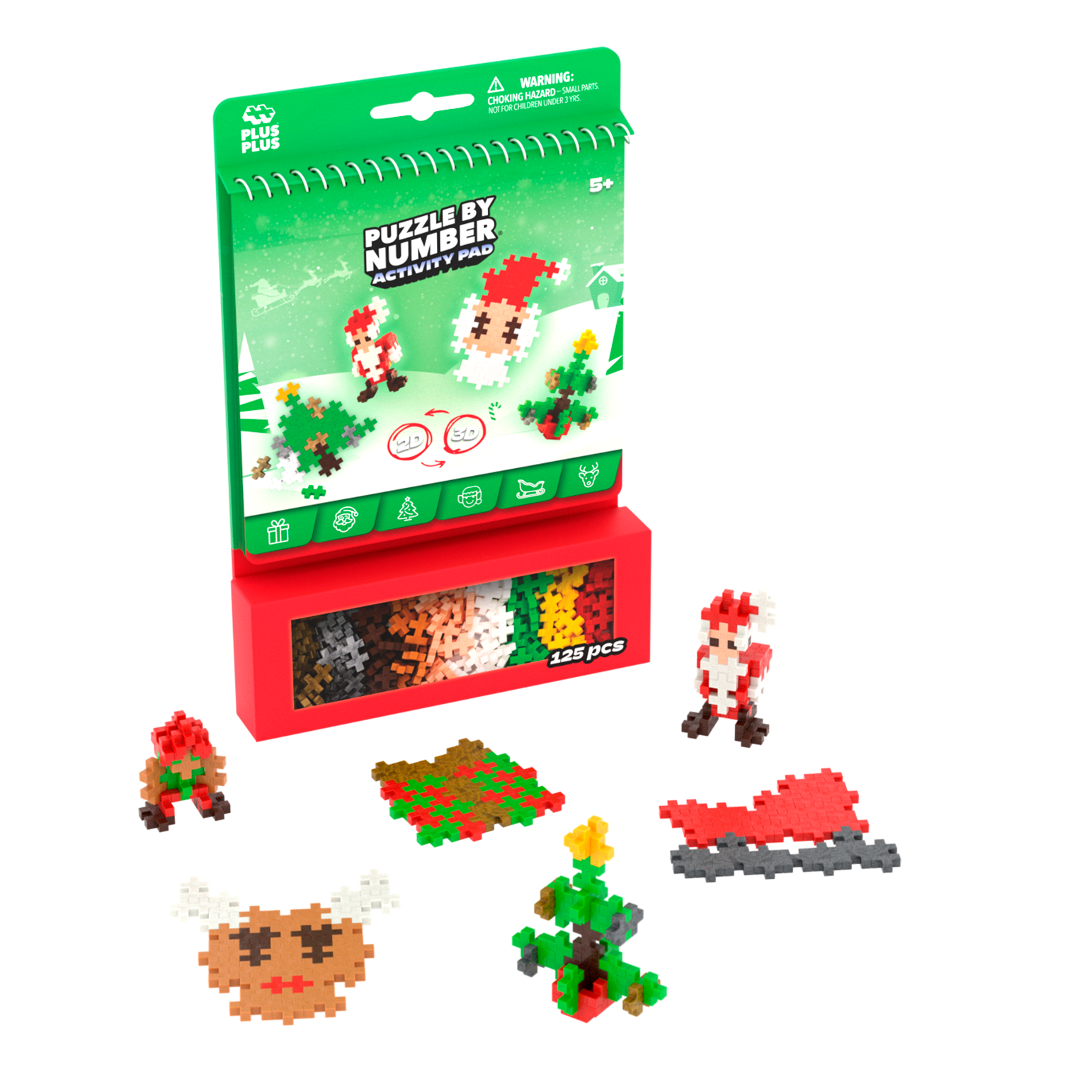 Plus-Plus | Activity Pad | Christmas