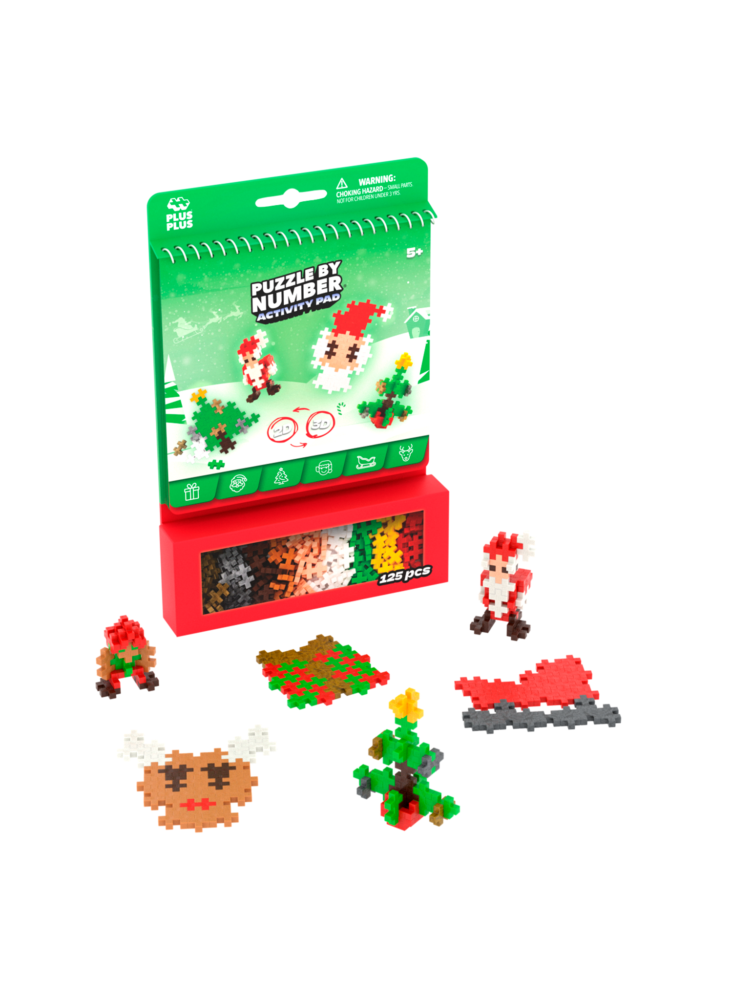 Plus-Plus | Activity Pad | Christmas