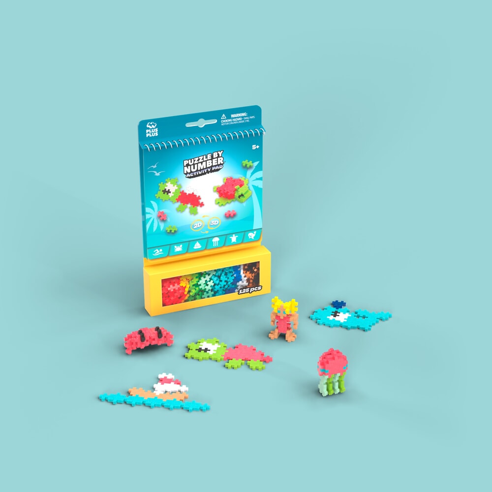 Plus-Plus | Activity Pad | Oceaan