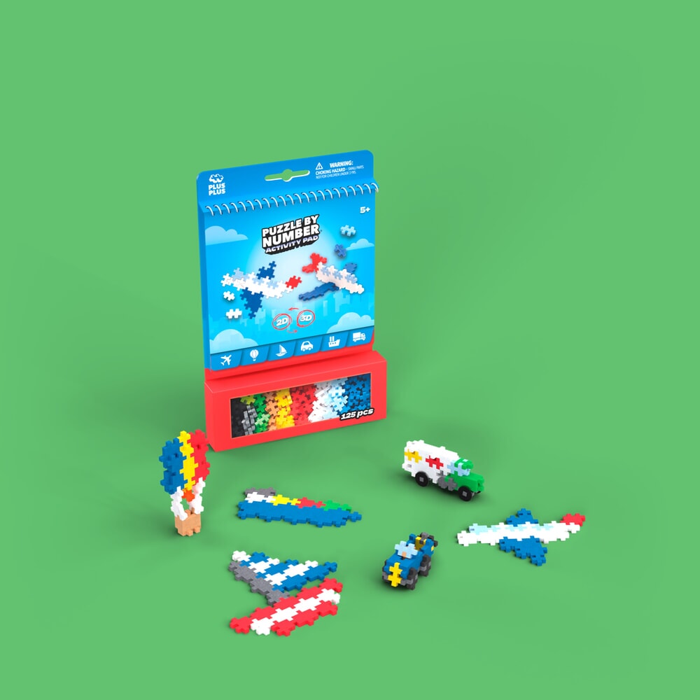 Plus-Plus | Activity Pad | Transport