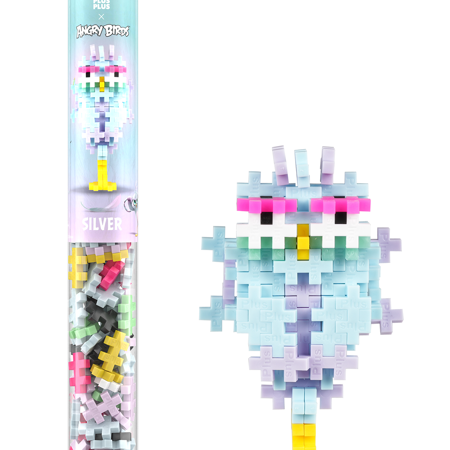 Plus-Plus | Angry Birds Silver | 110 stuks