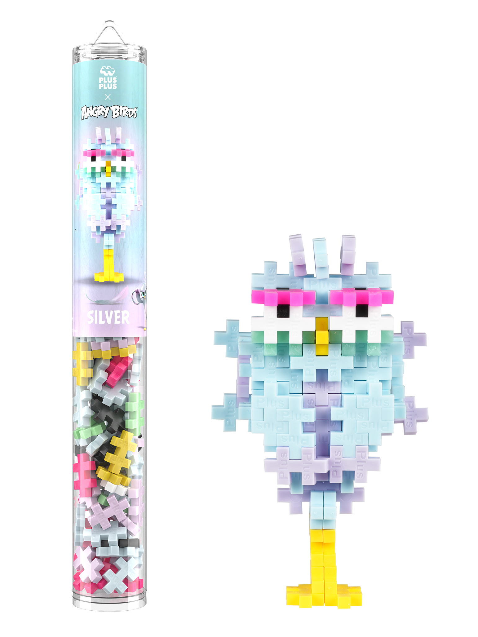 Plus-Plus | Angry Birds Silver | 110 stuks