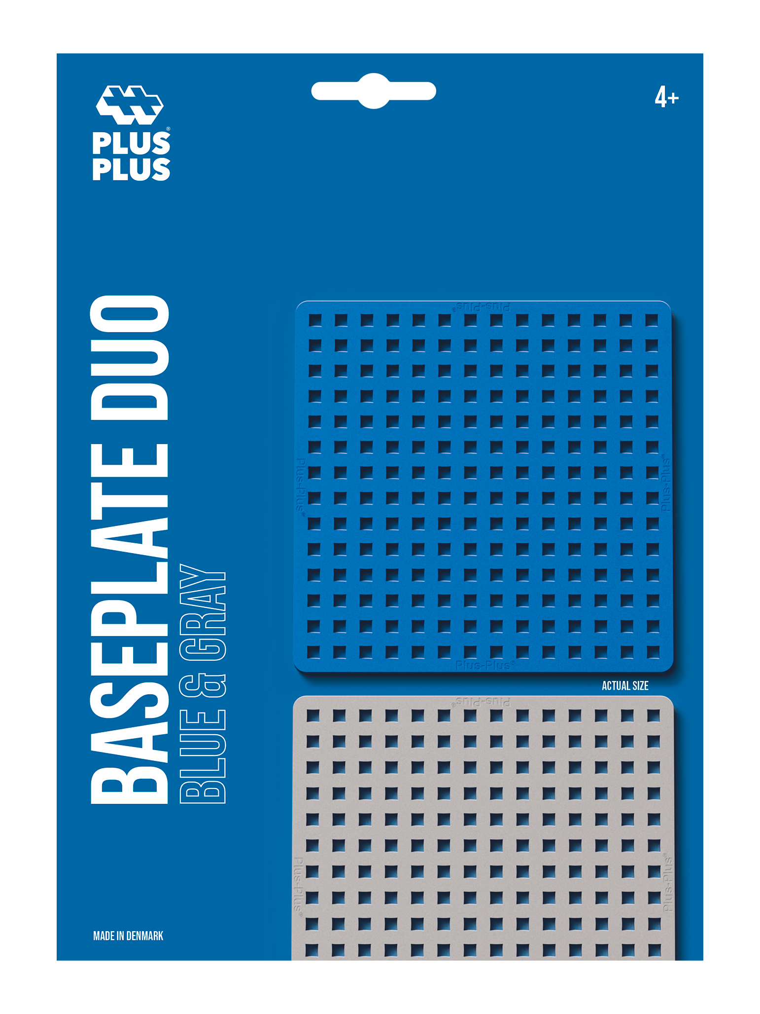Plus-Plus | Baseplates | Blauw & Grijs | 2 stuks
