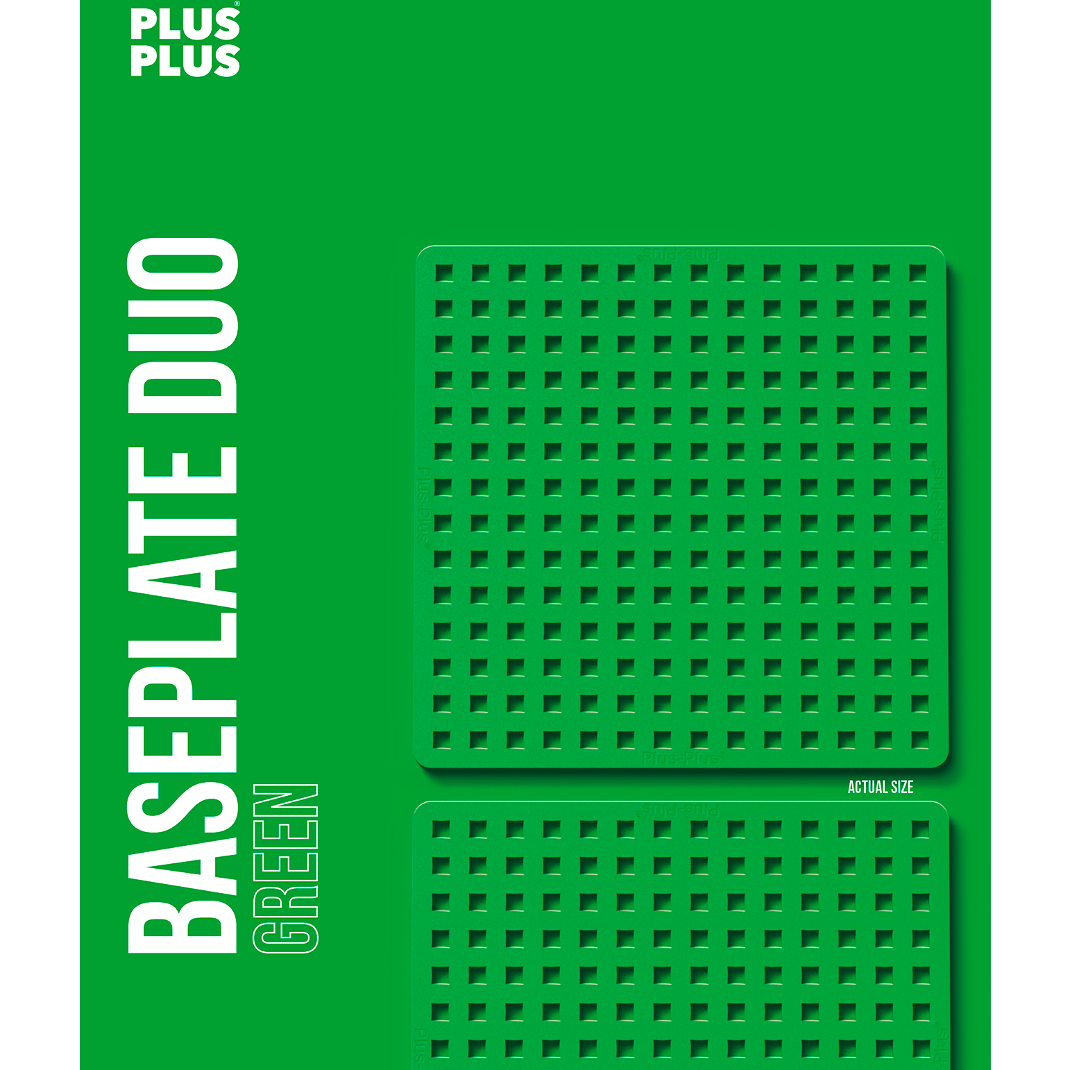 Plus-Plus | Baseplates | Groen | 2 stuks