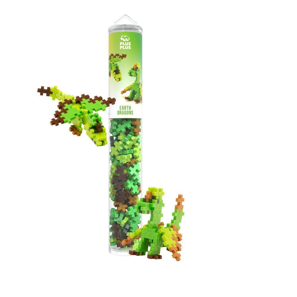 Plus-Plus | Tube Earth Dragons | 100 stuks
