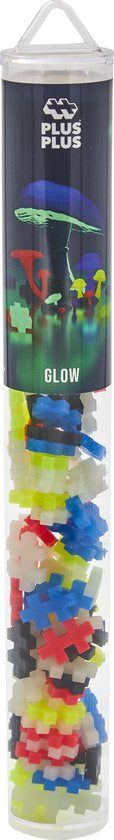 Plus-Plus | Tube Glow | 100 stuks