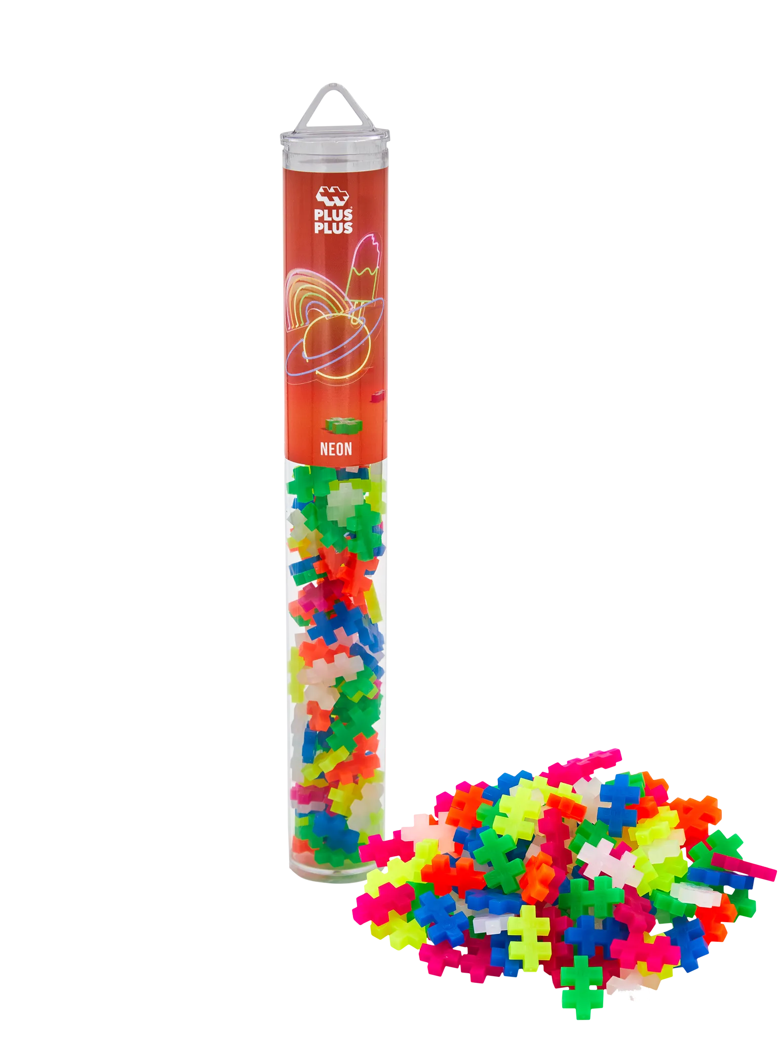 Plus-Plus | Tube Neon | 100 stuks