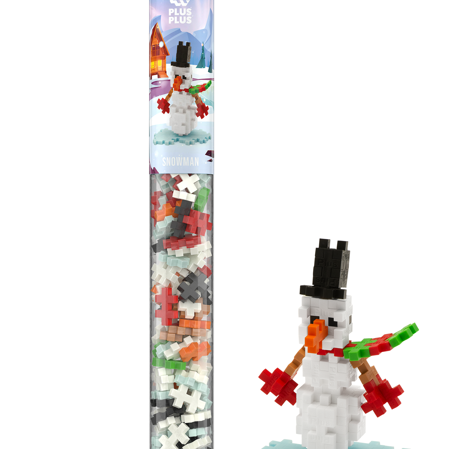 Plus-Plus | Tube Snowman | 100 stuks