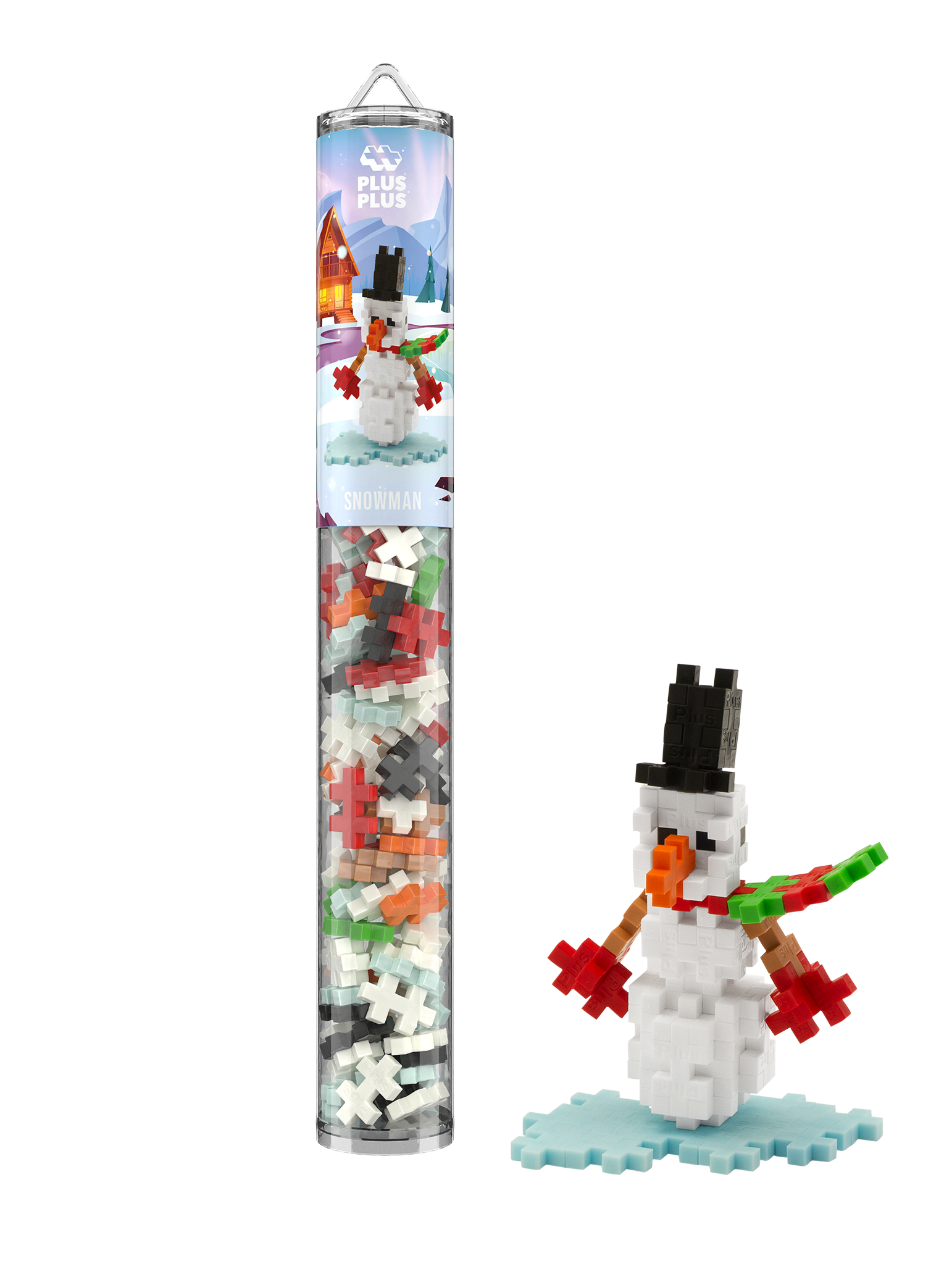 Plus-Plus | Tube Snowman | 100 stuks