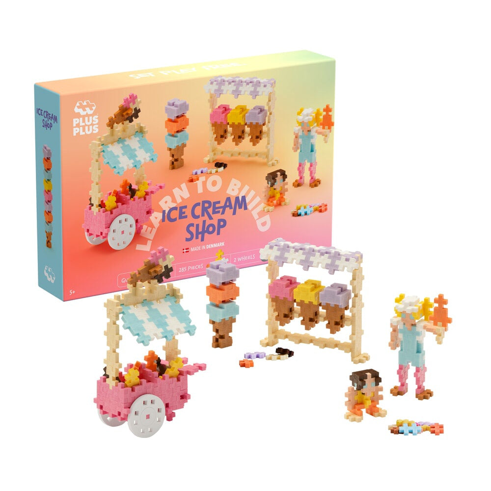 Plus-plus | Learn to build Ice cream shop