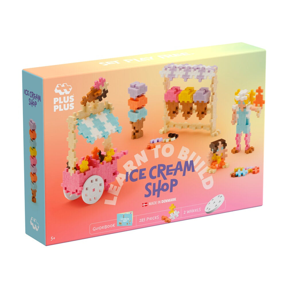 Plus-plus | Learn to build Ice cream shop