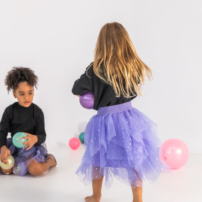 Ratatam | Star skirt lila