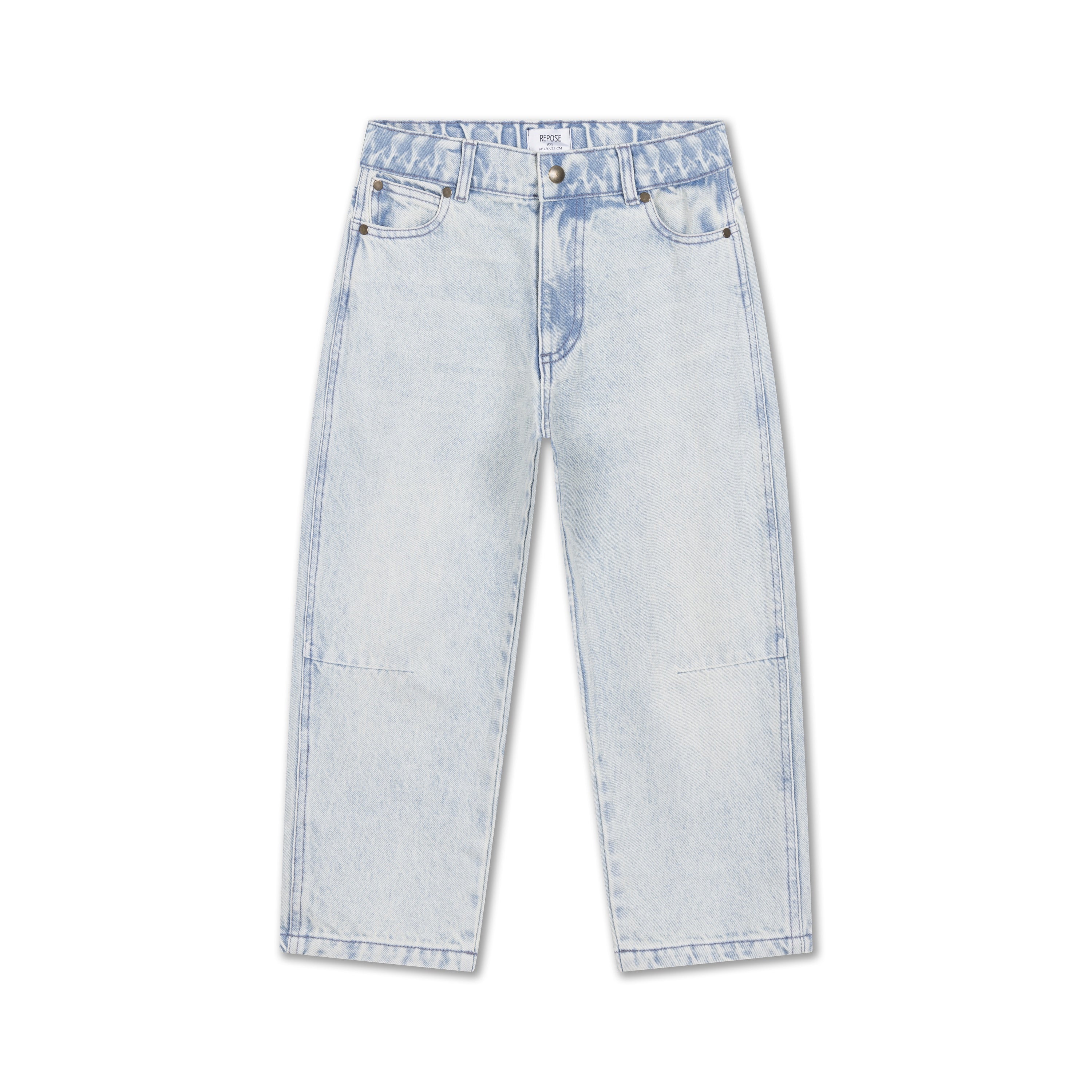 Repose AMS | Barrel pant vintage mid bleu