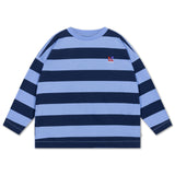 Repose AMS | Wide Cut Long Tee Horizon Dark Eclipse Block Stripe