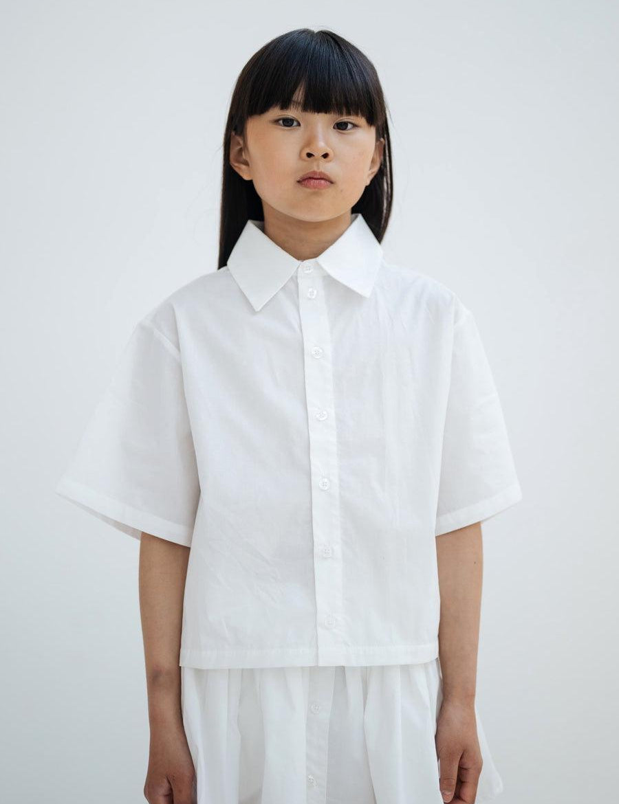 Repose Ams | Boxy blouse | Crips white