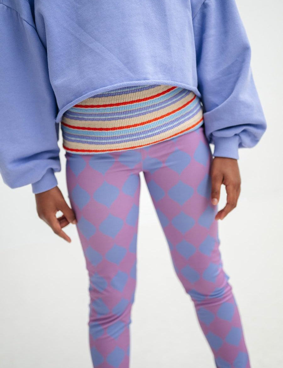 Repose Ams | Crop heart sweater | Glacier bloom