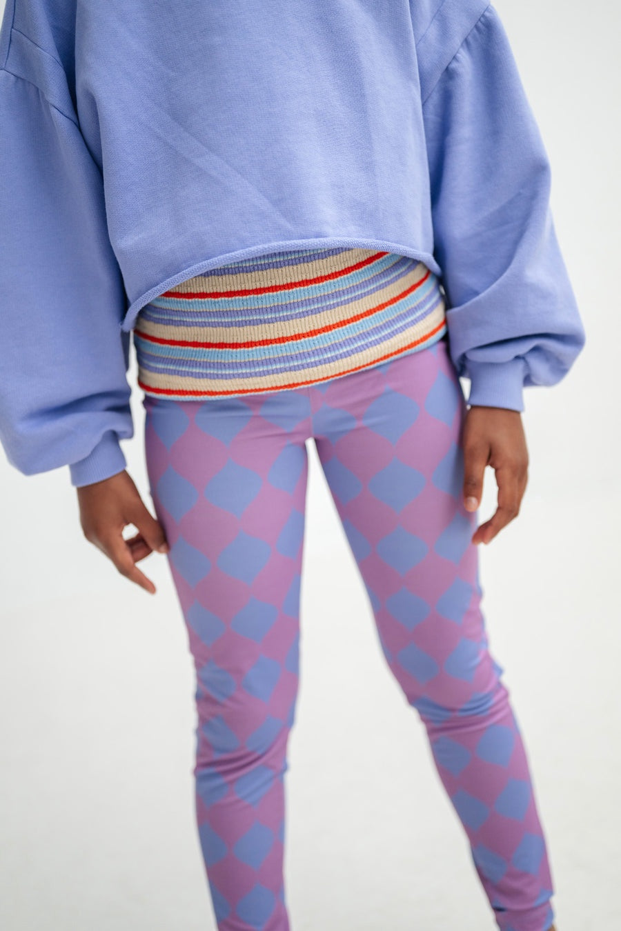 Repose Ams | Crop heart sweater | Glacier bloom