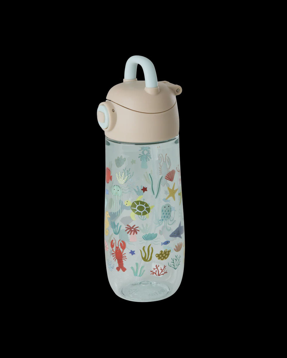 Rice | Drinkfles Ocean Print | Blue