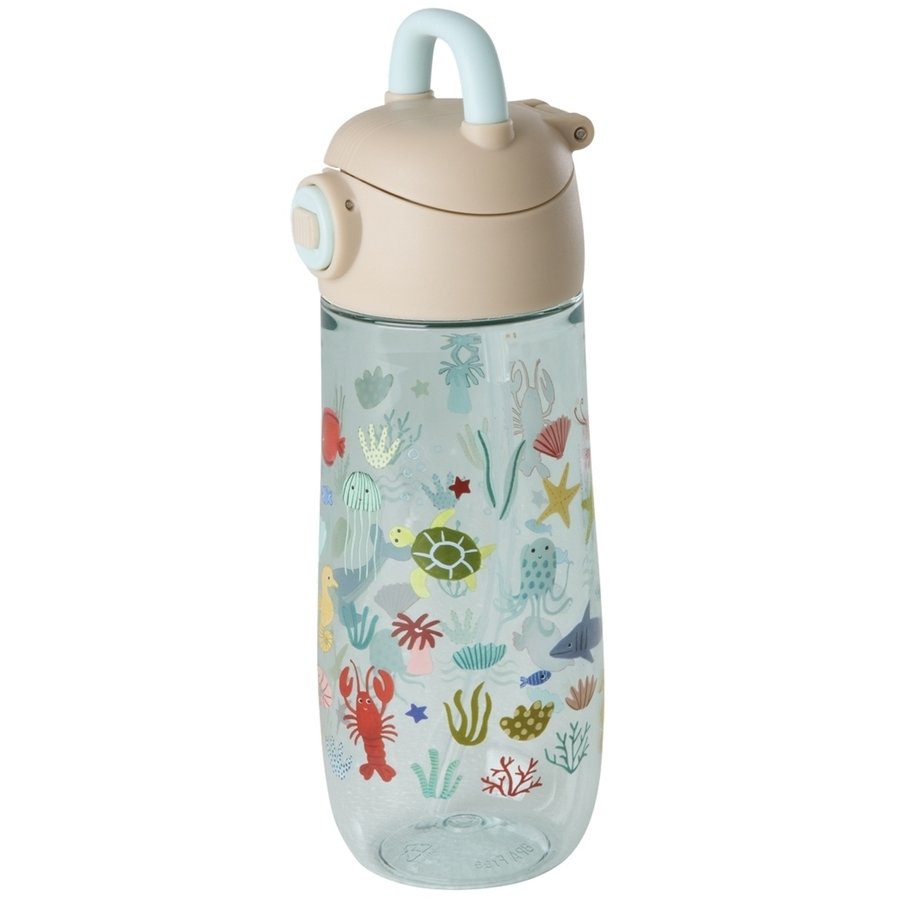 Rice | Drinkfles Ocean Print | Blue