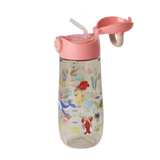 Rice | Drinkfles Ocean Print | Coral