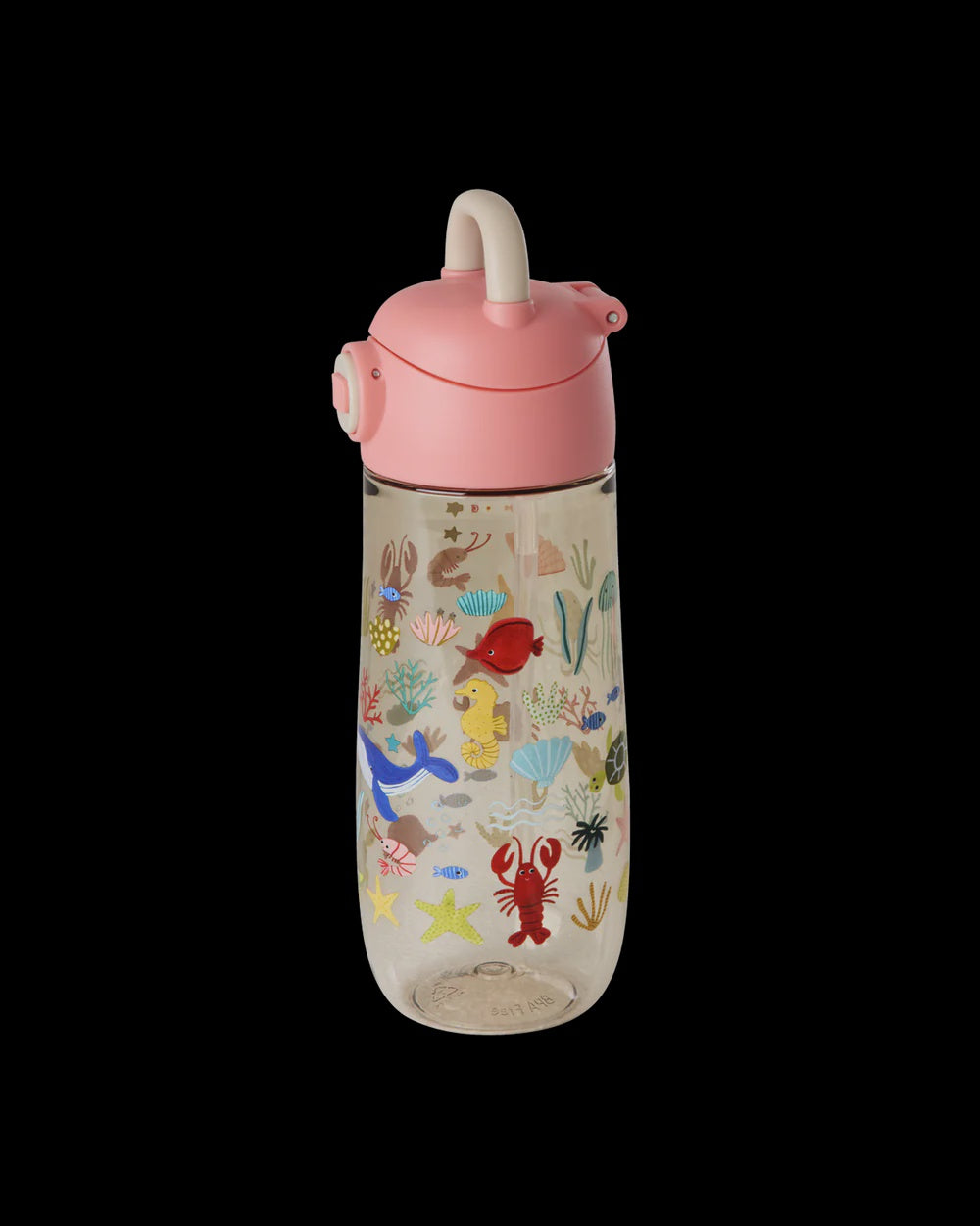 Rice | Drinkfles Ocean Print | Coral